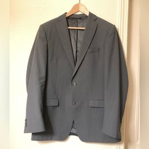 Michael Kors Mens Blazer Wool Laine Size M Dark Gray